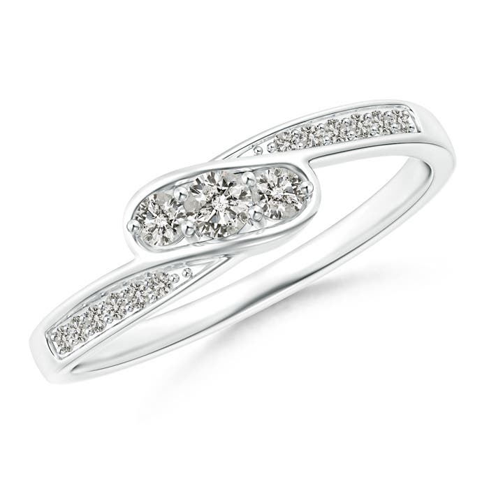 K, I3 / 0.23 CT / 14 KT White Gold