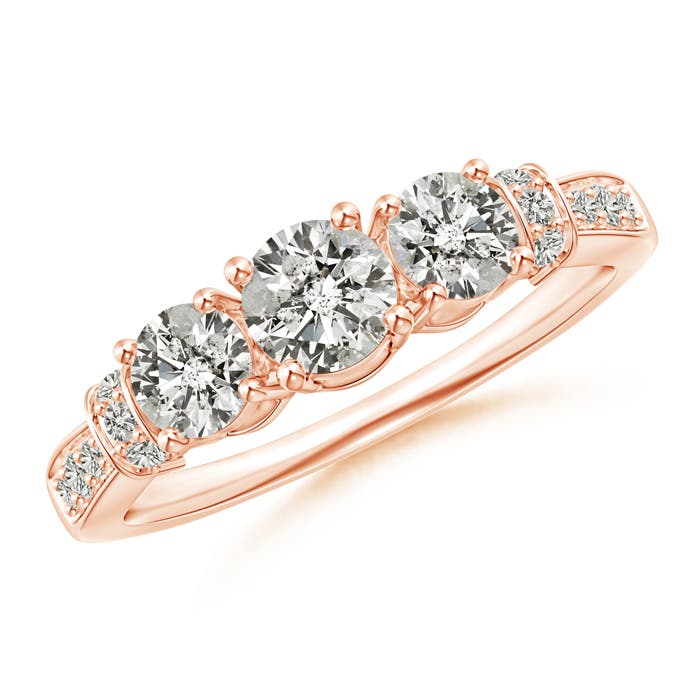 K, I3 / 1.01 CT / 14 KT Rose Gold