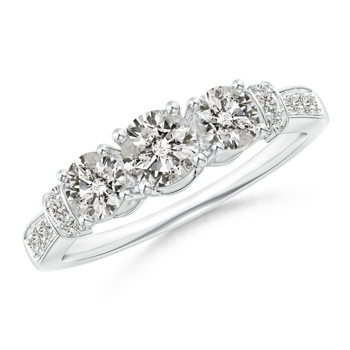 K, I3 / 1.01 CT / 14 KT White Gold