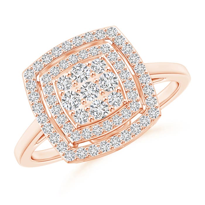 H, SI2 / 0.51 CT / 14 KT Rose Gold