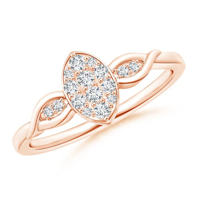 G, VS2 / 0.19 CT / 14 KT Rose Gold