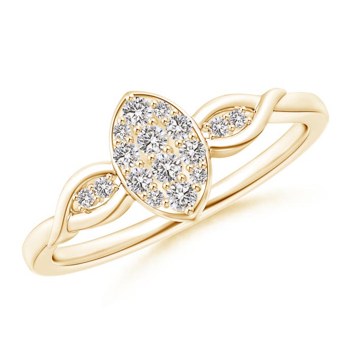 I-J, I1-I2 / 0.19 CT / 14 KT Yellow Gold