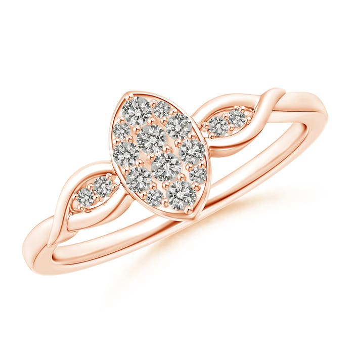 K, I3 / 0.19 CT / 14 KT Rose Gold