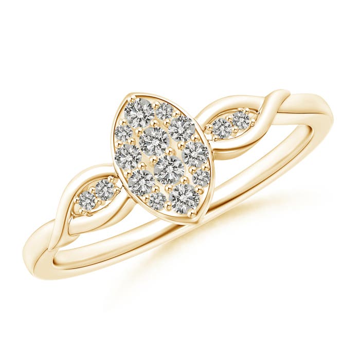 K, I3 / 0.19 CT / 14 KT Yellow Gold