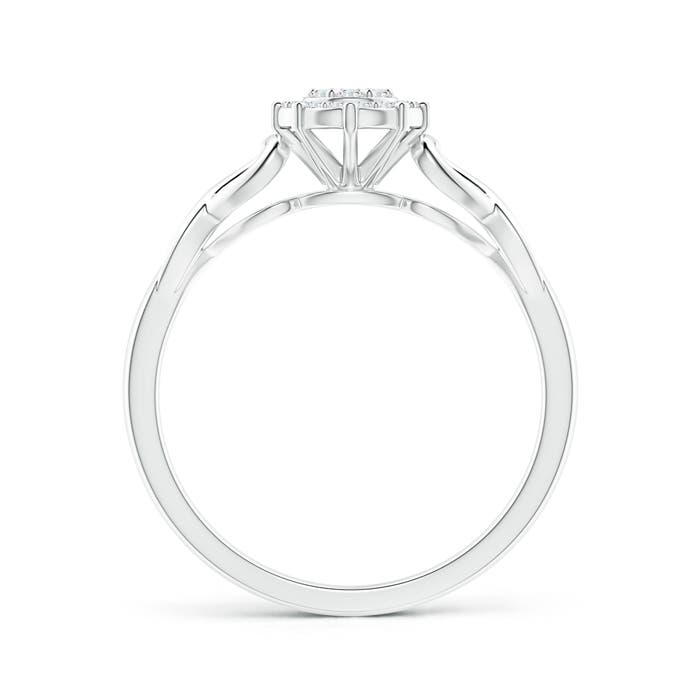 G, VS2 / 0.16 CT / 14 KT White Gold