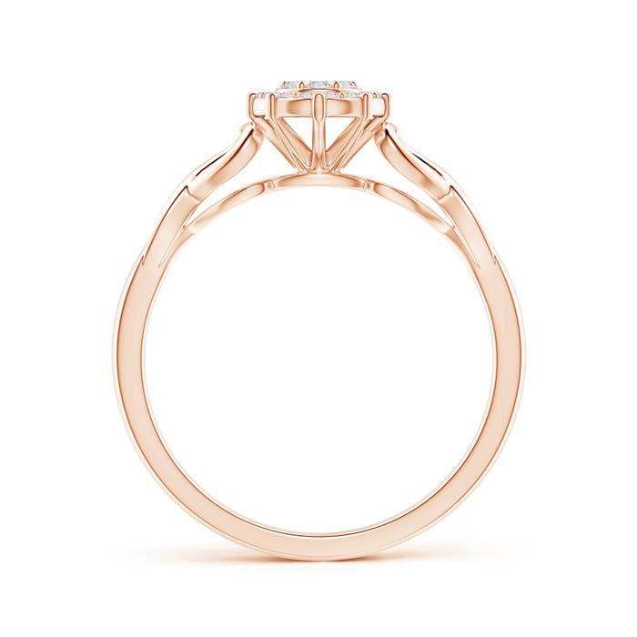 H, SI2 / 0.16 CT / 14 KT Rose Gold