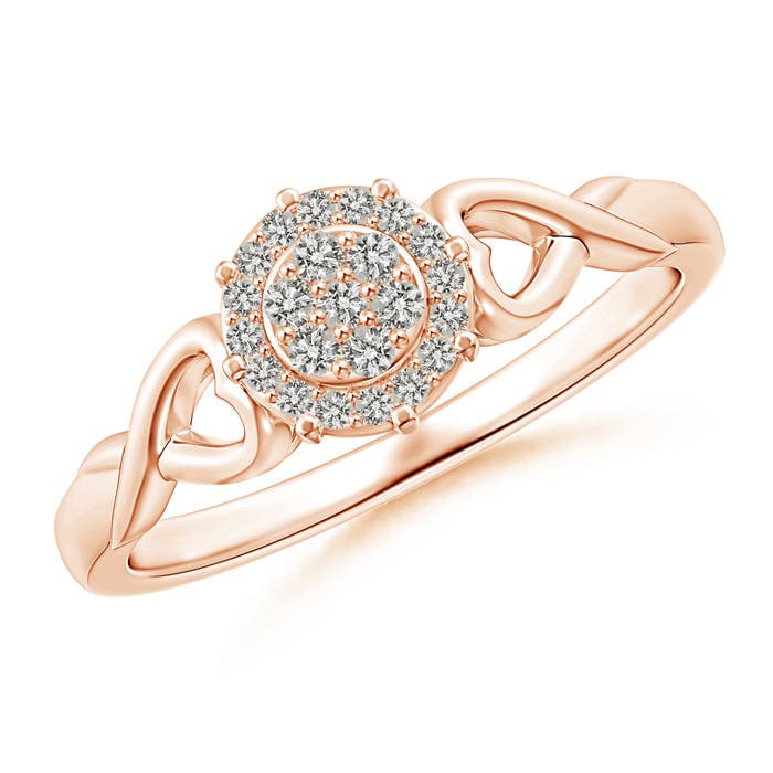 K, I3 / 0.16 CT / 14 KT Rose Gold