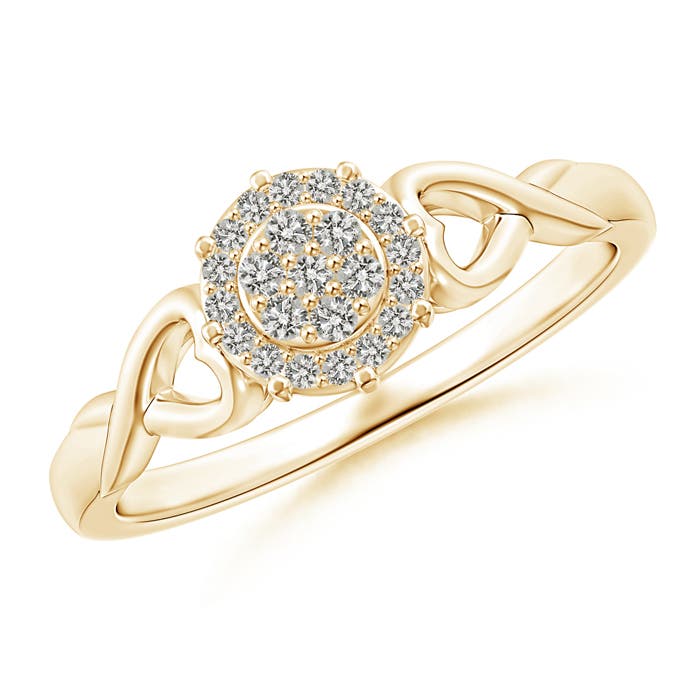 K, I3 / 0.16 CT / 14 KT Yellow Gold