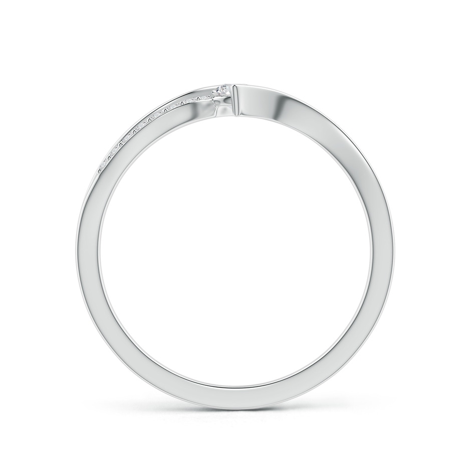 3mm HSI2 Solitaire Diamond Twin Shank Bypass Ring in White Gold side 199