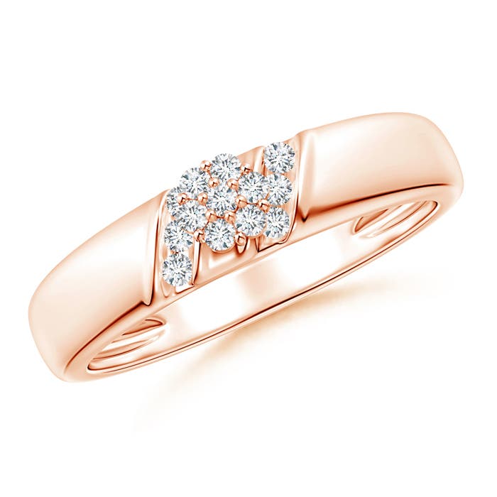 G, VS2 / 0.15 CT / 14 KT Rose Gold