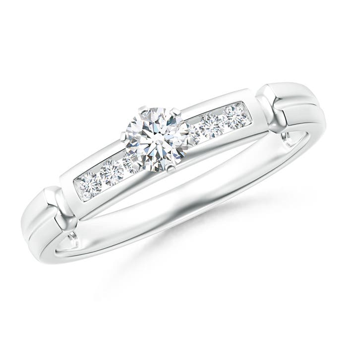 G, VS2 / 0.3 CT / 14 KT White Gold