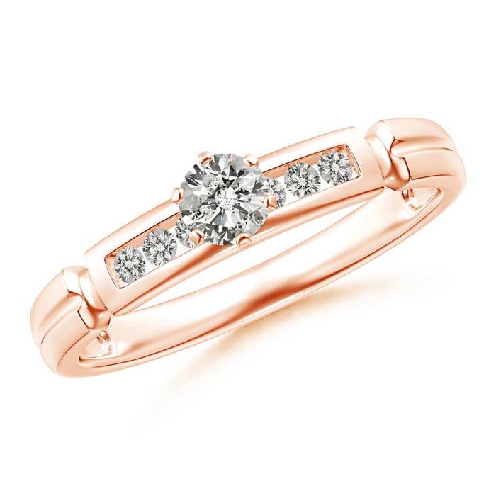 K, I3 / 0.3 CT / 14 KT Rose Gold