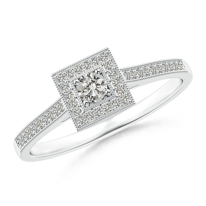 K, I3 / 0.24 CT / 14 KT White Gold