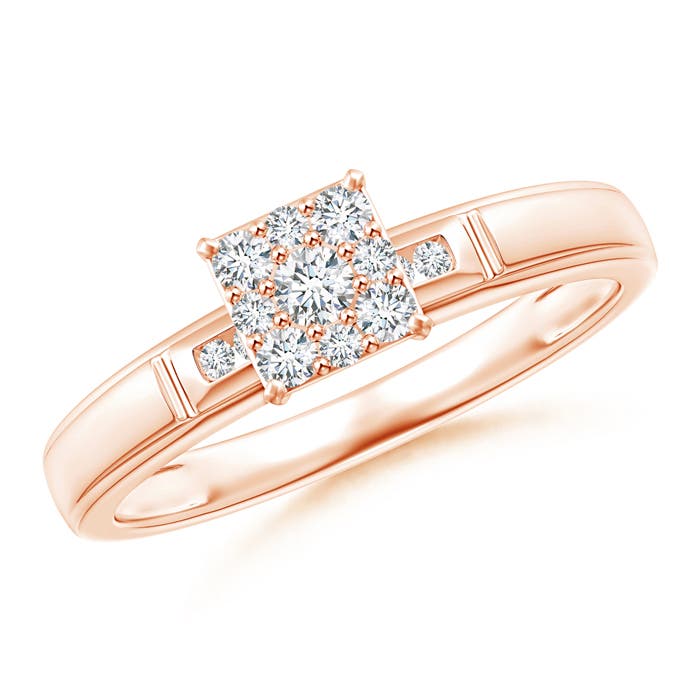 G, VS2 / 0.23 CT / 14 KT Rose Gold