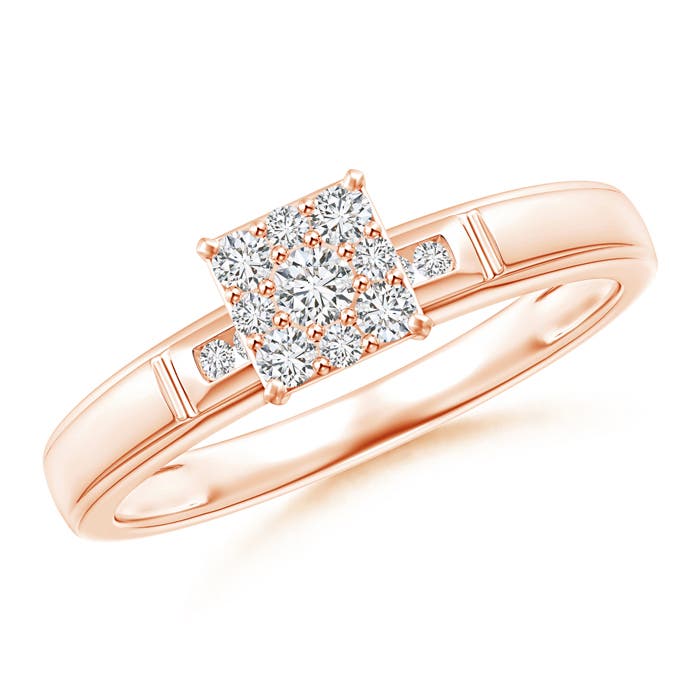 H, SI2 / 0.23 CT / 14 KT Rose Gold