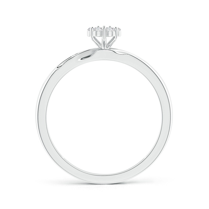 1.8mm HSI2 Prong-Set Diamond Clustre Engagement Ring in White Gold Product Image