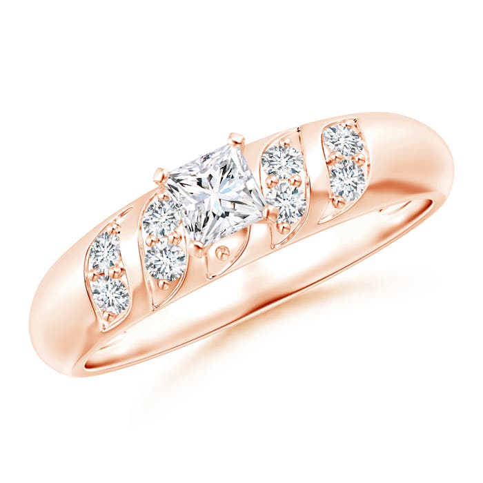 G, VS2 / 0.45 CT / 14 KT Rose Gold