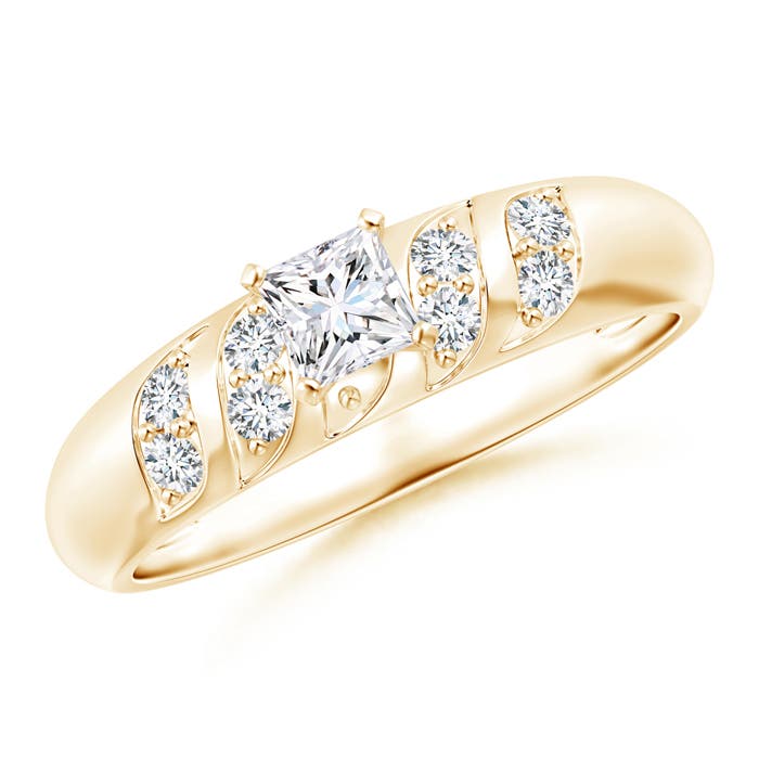 G, VS2 / 0.45 CT / 14 KT Yellow Gold