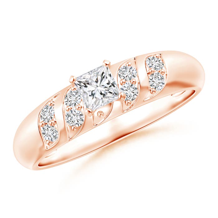 H, SI2 / 0.45 CT / 14 KT Rose Gold