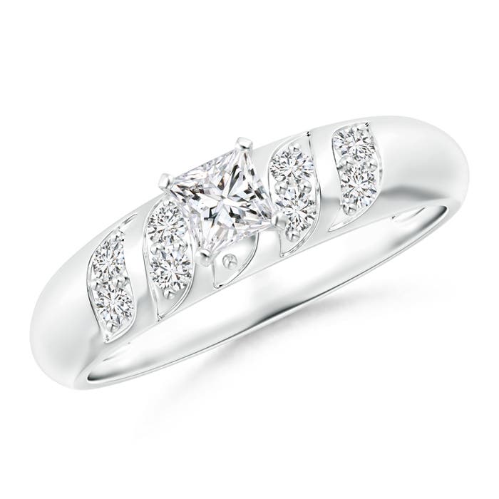 H, SI2 / 0.45 CT / 14 KT White Gold