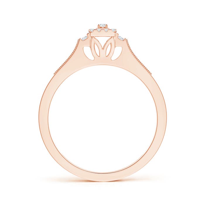 G, VS2 / 0.16 CT / 14 KT Rose Gold