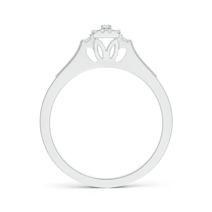 G, VS2 / 0.16 CT / 14 KT White Gold