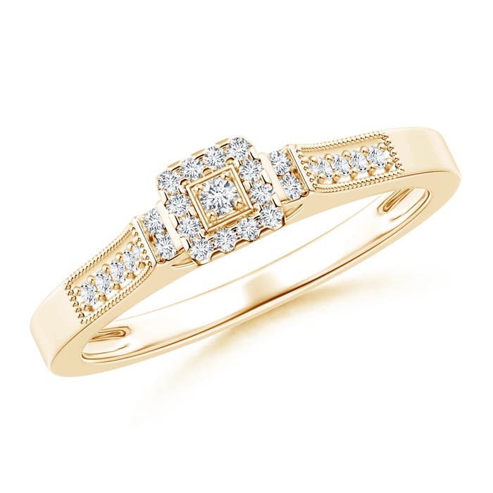 G, VS2 / 0.16 CT / 14 KT Yellow Gold