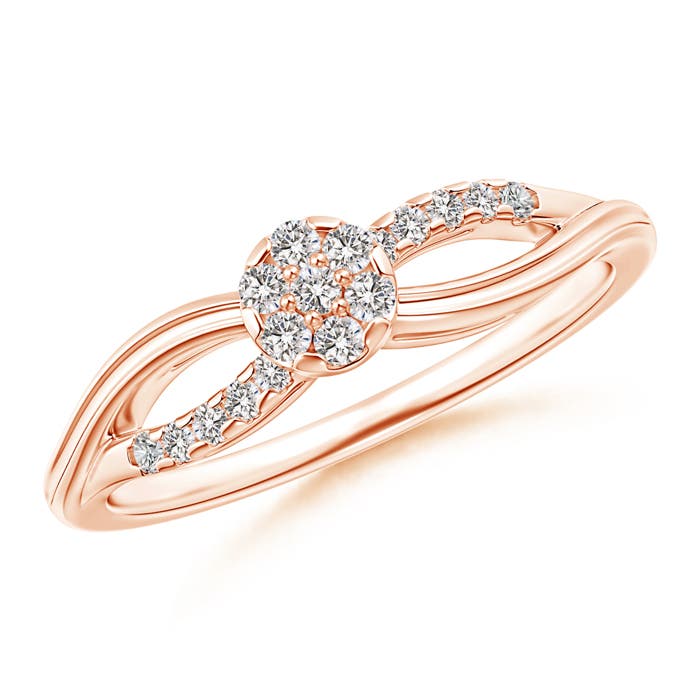 I-J, I1-I2 / 0.18 CT / 14 KT Rose Gold