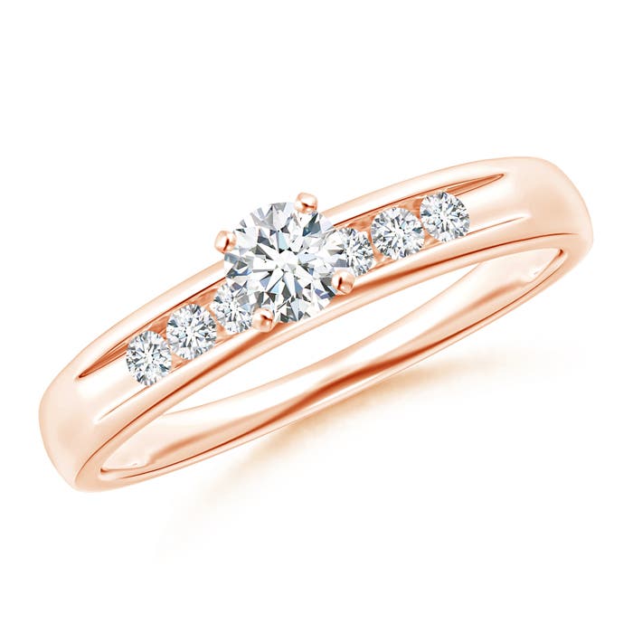 G, VS2 / 0.37 CT / 14 KT Rose Gold