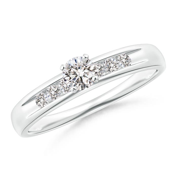 I-J, I1-I2 / 0.37 CT / 14 KT White Gold