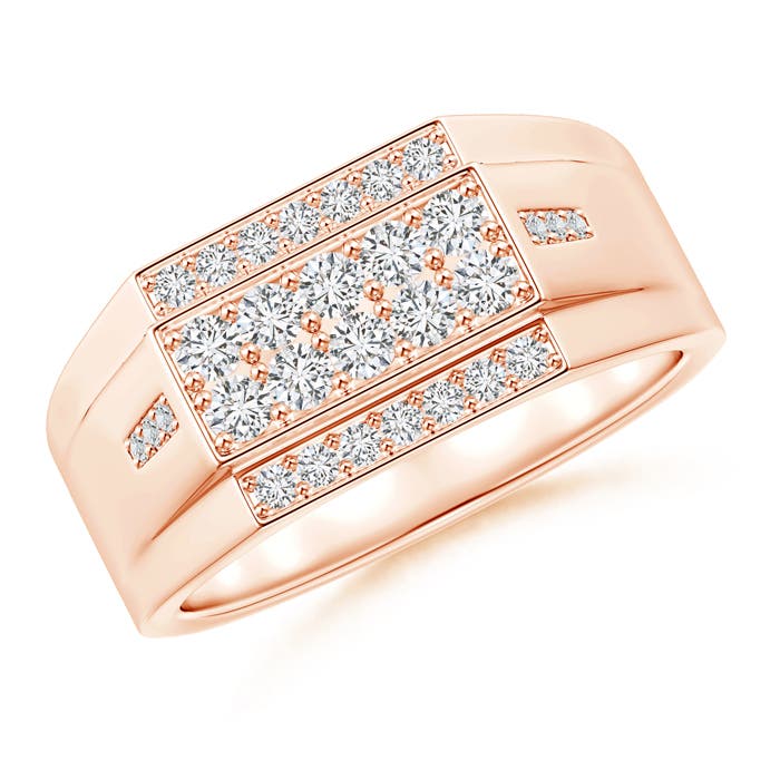 H, SI2 / 0.75 CT / 14 KT Rose Gold