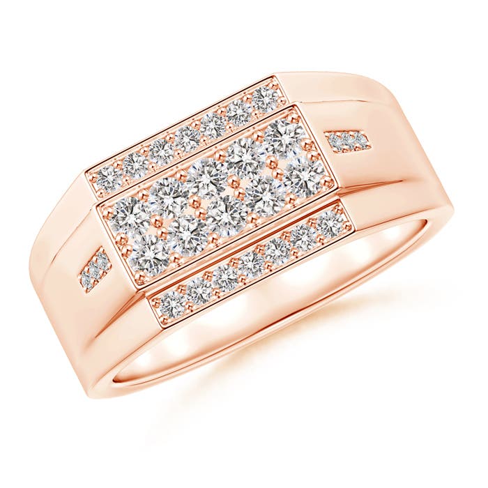 I-J, I1-I2 / 0.75 CT / 14 KT Rose Gold