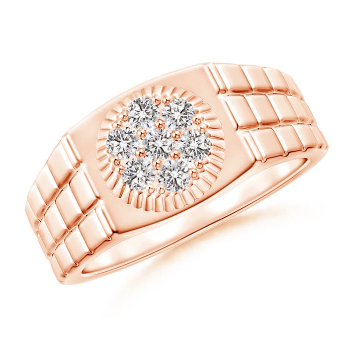 I-J, I1-I2 / 0.48 CT / 14 KT Rose Gold