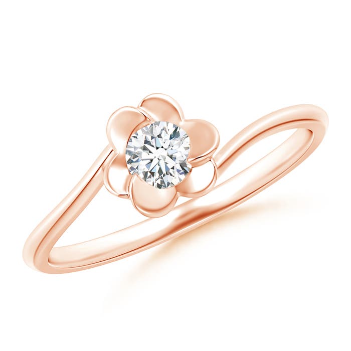 G, VS2 / 0.2 CT / 14 KT Rose Gold