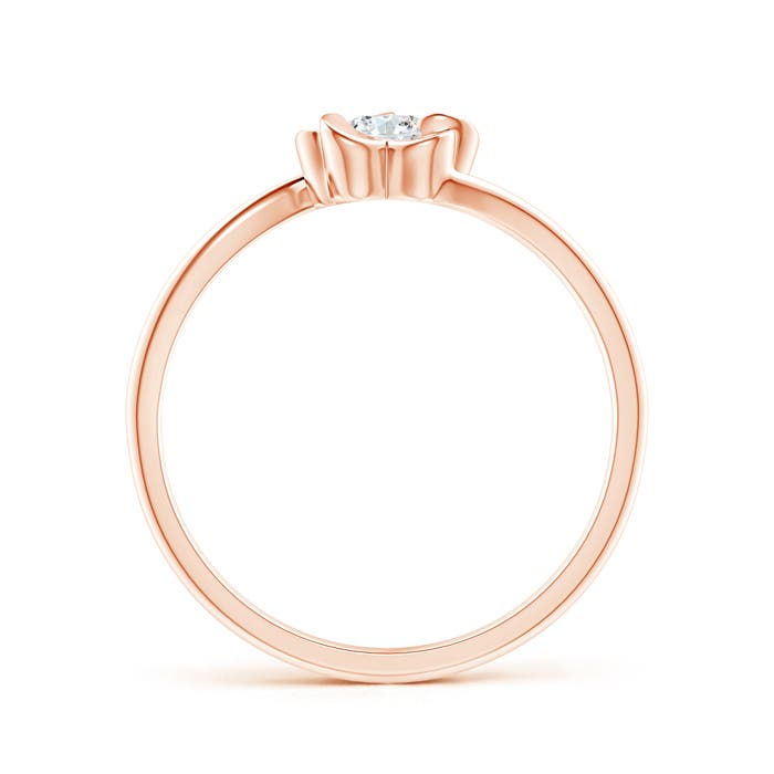 G, VS2 / 0.2 CT / 14 KT Rose Gold