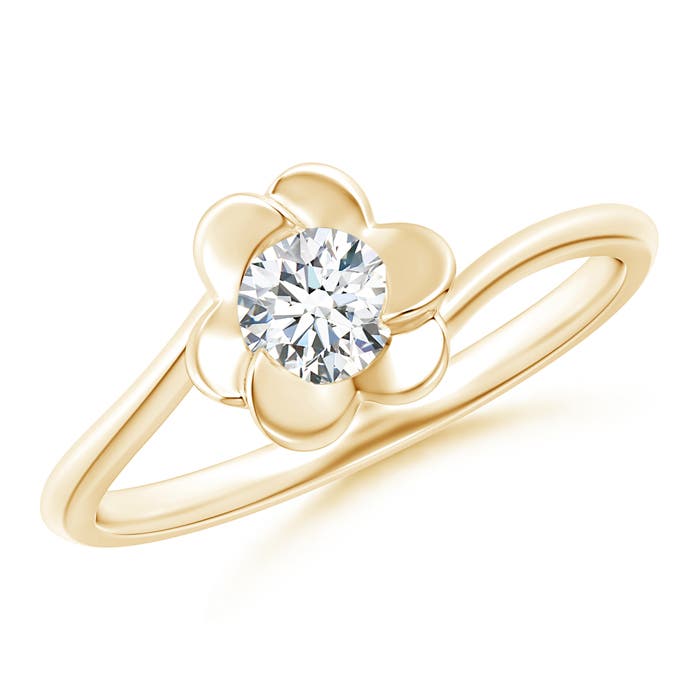 G, VS2 / 0.33 CT / 14 KT Yellow Gold