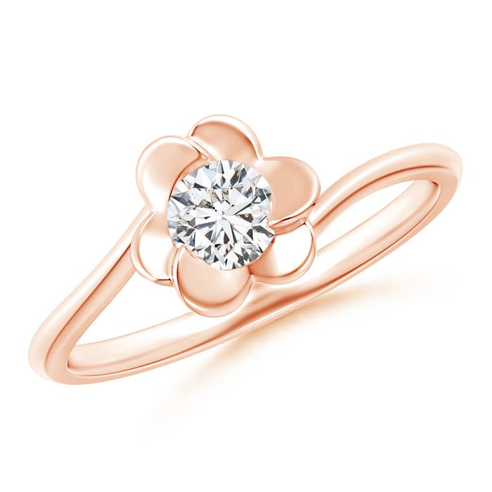 H, SI2 / 0.33 CT / 14 KT Rose Gold