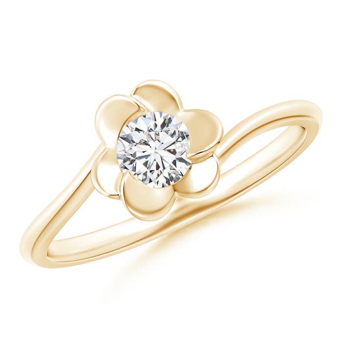 H, SI2 / 0.33 CT / 14 KT Yellow Gold