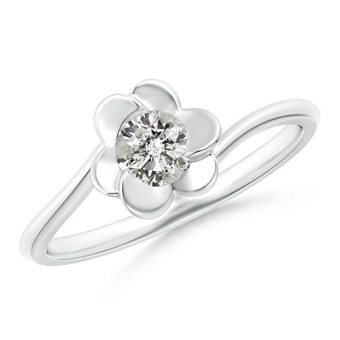 K, I3 / 0.33 CT / 14 KT White Gold