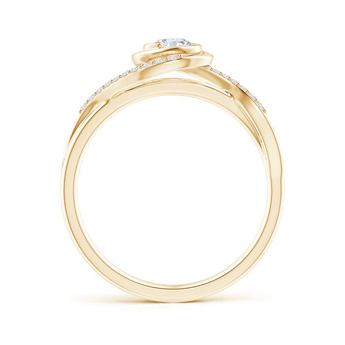 F-G, VS / 0.32 CT / 14 KT Yellow Gold