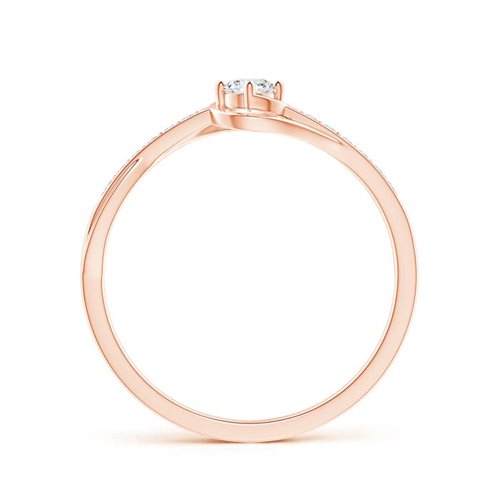 G, VS2 / 0.2 CT / 14 KT Rose Gold