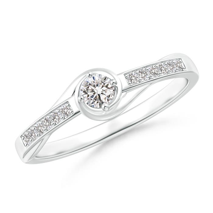 I-J, I1-I2 / 0.2 CT / 14 KT White Gold