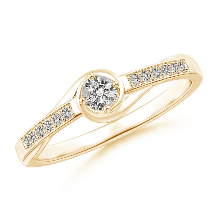 K, I3 / 0.2 CT / 14 KT Yellow Gold