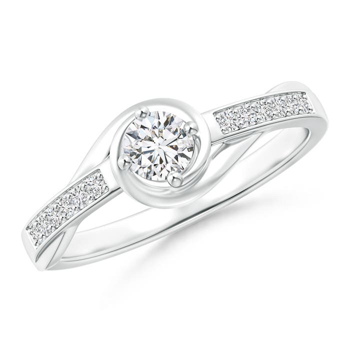 H, SI2 / 0.33 CT / 14 KT White Gold