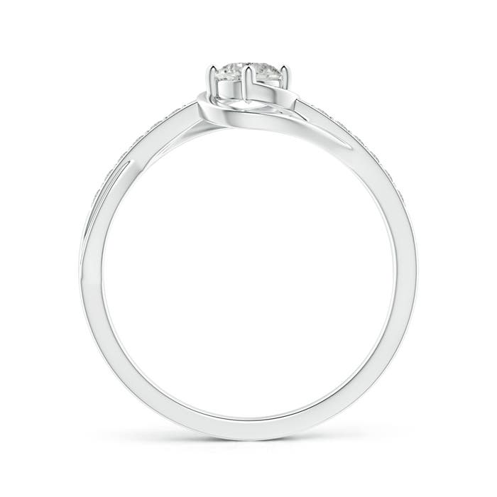 K, I3 / 0.33 CT / 14 KT White Gold