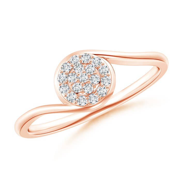 F-G, VS / 0.15 CT / 14 KT Rose Gold