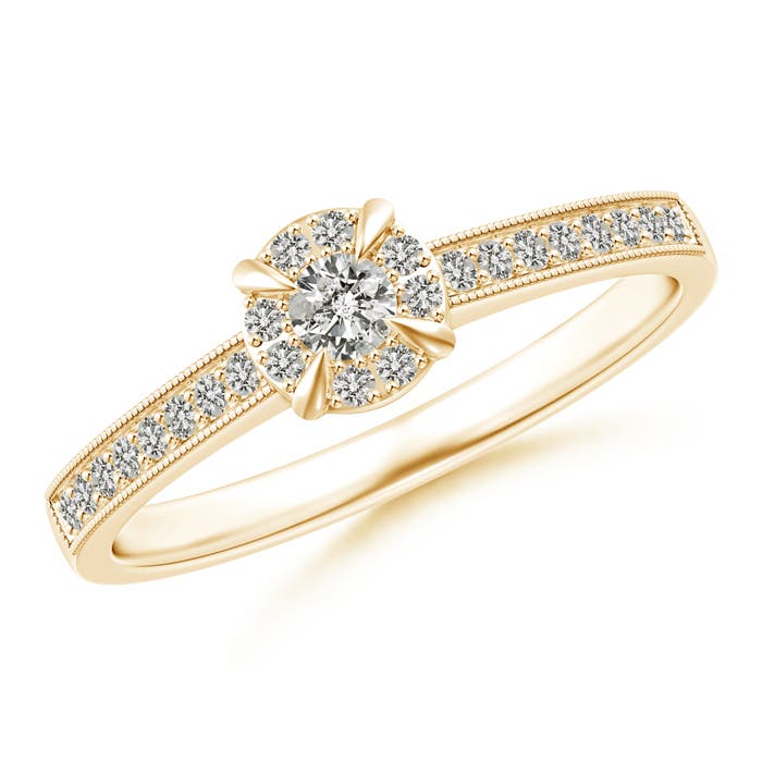 K, I3 / 0.23 CT / 14 KT Yellow Gold