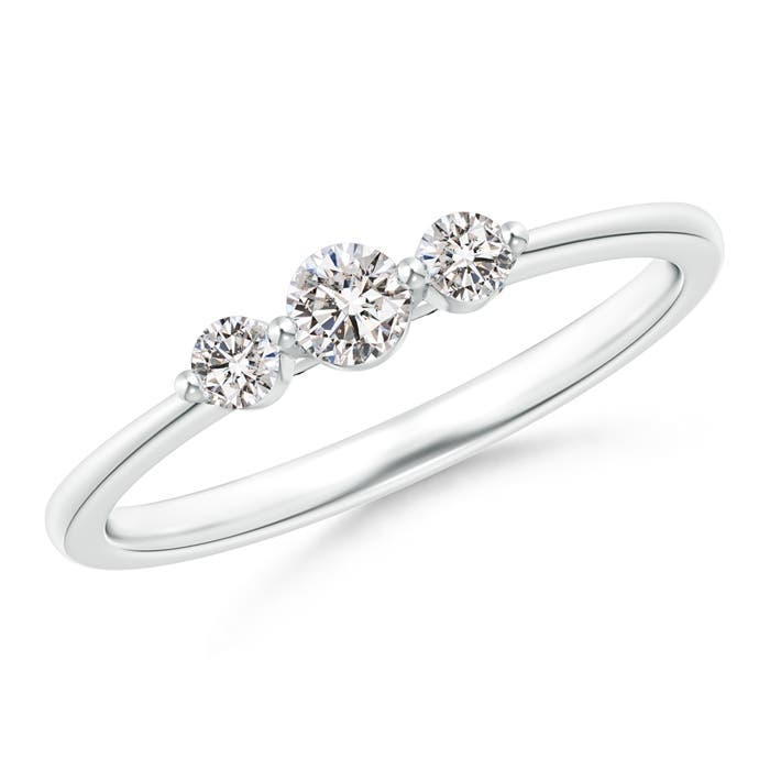 I-J, I1-I2 / 0.24 CT / 14 KT White Gold