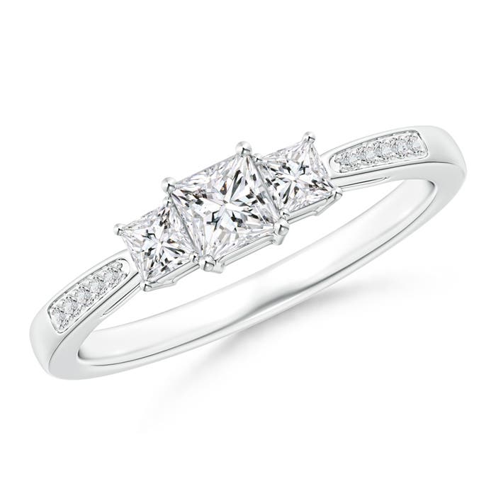 H, SI2 / 0.52 CT / 14 KT White Gold