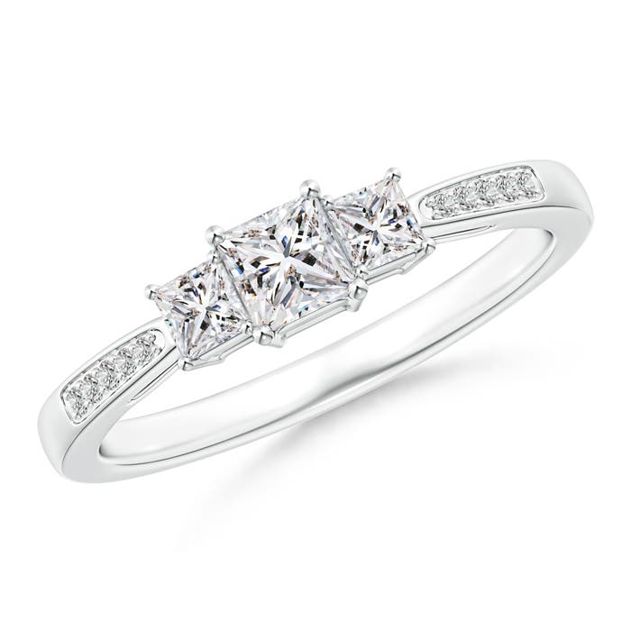 I-J, I1-I2 / 0.52 CT / 14 KT White Gold